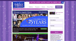 Desktop Screenshot of angelashouse.org